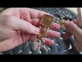 (12) Brass Padlock: Weak Security, Beautiful Design