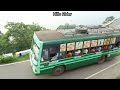 TN Govt Buses Edge Of Turning and Moneky Suddenly Crossing On Hairpin bend at Kolli Hills