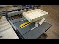 Making a wooden tray Spline joint