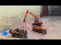 Huina rc excavator long arm-តោះមេៗលេងអាអិចកាយដី#07