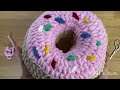 Crochet Donut Pillow 🍩 Crochet Pattern