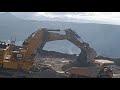 Excavator Moving Towards Loading Area | 6020B Caterpillar