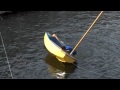 youth capsizing drill at The Center for Wooden Boats