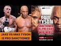 WOW! MIKE TYSON VS JAKE PAUL IS A ACTUAL REAL FIGHT AND WILL GO ON THEIR ACTUAL RECORD 👀👀