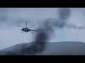 Russian helicopter crashed a few seconds after being hit | MI-8 exploded in the air - arma 3 simu