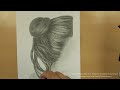 How to draw hair, in pencil. Tips and techniques.