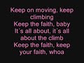 Miley Cyrus - The Climb ( Lyrics/Songtext )