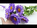 DIY FLOWERS. Chenille Wire Daisies (Pipe Cleaners)