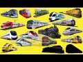 TRAIN and SUBWAY | Learn Railway Transport in English | Tram, Submarine, Train