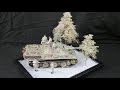 Italeri 1/35 Jagdpanther winter diorama