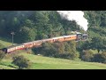 63395 in trouble as it starts the climb through the Esk Valley. NYMR 2015 09 27