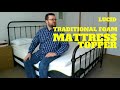 Lucid Mattress Topper Comparison - Bamboo Charcoal vs. Traditional Foam