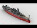 The Battleship YAMATO | Lego MOC Speed Build