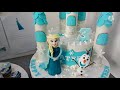 3D Edible Elsa and Olaf Birthday Cake Design