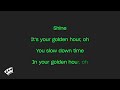 JVKE - golden hour (Karaoke Version)