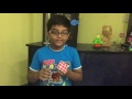 Arnav solving Rubik's Cube
