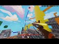 1v4v4v4 Bedwars CLUTCH as Miner