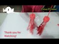 Lantern tails made of plastic cover and foil paper/ How to make #didingbchannel #diycraftsideas