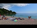 Brela Beach - Makarska Riviera, Croatia 4K - Punta Rata SUMMER Walking Tour 2023 - Part 1