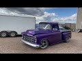 1955 Chevy Truck 496cid 600 hp yard Drive beautiful stance, sound and look !!!👀