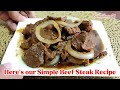 HOW TO COOK BEEF STEAK I BISTEK TAGALOG I DELICIOUS and EASY BEEF RECIPE!