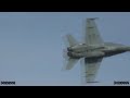 Canadian CF-18 Fighter Jet's False Canopy! (Slow Motion)