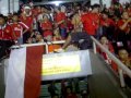 Indonesian Soccer Supporters at Gelora Bung Karno Stadium (90,000 full capacity) - Nov 2011