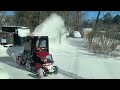 Toro Groundsmaster snow blower blizzard cleanup Snowjoe Ego eater