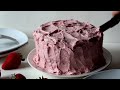 REAL Strawberry Layer Cake From Scratch ~ No Cake Mix or Jell-O
