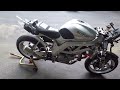 Suzuki SV650 Track Bike Walkaround and Start Up | BUDGET Race Bike