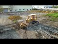 Huge Size Project, Bulldozer D58E KOMATSU, Great filling operation By 25.5Ton Dump Truck, MIX Video