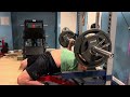 275 X 9 Bench Press (failed 10)