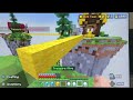 Ep 1 of Completing Every Hive Gamemode with a CHALLENGE: Treasure Wars No Blocks