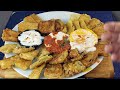 Greek Tavern Fries / Traditional eggplant zucchini fries of Greek Tavern Masters