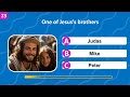 BIBLE QUIZ | THE ULTIMATE JESUS BIBLE QUIZ