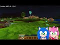 Sonic and Amy Play MINECRAFT!