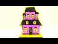 Halloween  Wooden House Coloring