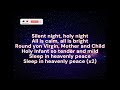 Phil Wickham - Silent Night ( Lyric Video ) | feat. Brandon Lake & Anne Wilson |