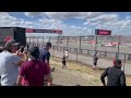 F1 COTA 2022 - Alonso Stroll crash - spectator view (crowd)