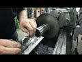 Modifying the Output Shaft on a Crankshaft - Turning A Taper & Cutting a Woodruff Key