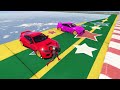 Big & Small McQueen vs Chick Hicks vs Tow Mater vs King Dinoco vs Duch Hudson - BeamNG.Drive