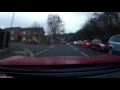 Angry and aggressive cyclist riding themselves in to danger