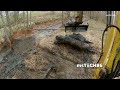 Beaver Dam Removal With Excavator No.116 - Cabin View