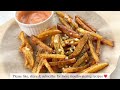 Homemade Crispy Garlic butter fries with Parmesan cheese!
