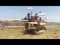 1926 HOLT Combine HARVESTING WHEAT