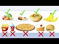 Healthy Food Junk Food | Learn about Food | Kids Song Rhyme | The Kid Next Door