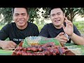 OUTDOOR COOKING | FILIPINO STYLE BARBECUE MUKBANG (HD)