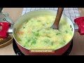 VEGETABLE EGG DROP SOUP | HUNGRY MOM COOKING