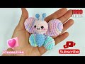 Very Easy 😍 I Crochet The Cutest Amigurumi Butterfly Based On An AI Image