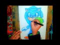 Sonic The Hedgehog Timelapse Painting